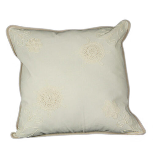 white lace cushions